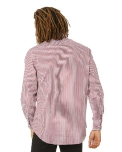 LS Shirt With Single Pocket - Red/White -Cheap Bisley || CATerpillar || UNIT Store 51c 94ad34b1 56df 4700 9b01 b574e0e87bdd