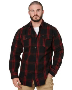 UNIT Newtown Flannel Shirt - Red