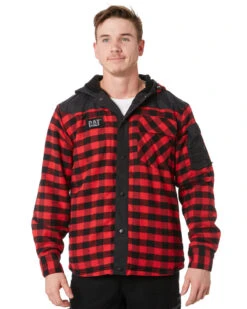 CATerpillar Sequoia Shirt Jacket - Black/Red