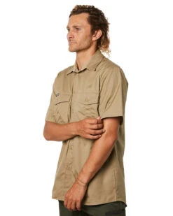Workcool 2 Short Sleeve Shirt - Khaki -Cheap Bisley || CATerpillar || UNIT Store 52b 67f3b712 35c3 4022 9748 078336f5342f