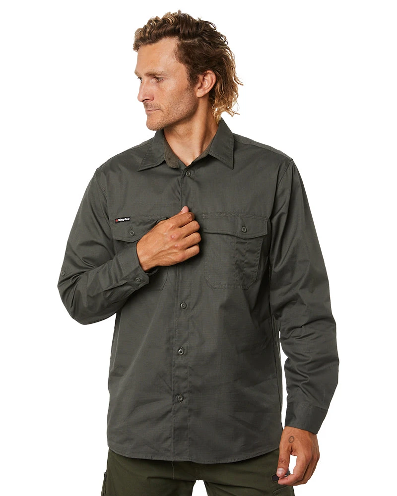 Workcool 2 Long Sleeve Shirt - Green 3 Workcool 2 Long Sleeve Shirt - Green