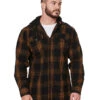 UNIT Chester Hooded Flannel Shirt - Orange 2 UNIT Chester Hooded Flannel Shirt - Orange -Cheap Bisley || CATerpillar || UNIT Store 57acopy