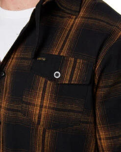 UNIT Chester Hooded Flannel Shirt - Orange -Cheap Bisley || CATerpillar || UNIT Store 57dcopy