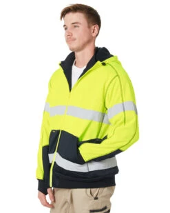 Bisley Hi Vis Fleece Hoodie With Sherpa Lining - Yellow/Navy -Cheap Bisley || CATerpillar || UNIT Store 5b c5c95246 d45a 4d8e b6f4 dbc89a1fea45