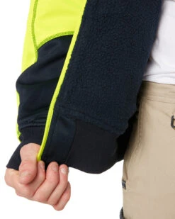 Bisley Hi Vis Fleece Hoodie With Sherpa Lining - Yellow/Navy -Cheap Bisley || CATerpillar || UNIT Store 5d