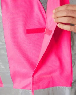 Hi Vis Night Safety Vest - Pink -Cheap Bisley || CATerpillar || UNIT Store 5d 68dc7c28 0b76 4bbd 8d7d fffece46e3d9