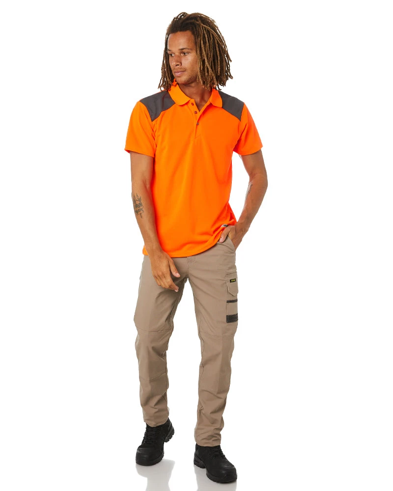 Slim Flex Cuffed Tradie Cargo Pant - Khaki 4 Slim Flex Cuffed Tradie Cargo Pant - Khaki - Image 2