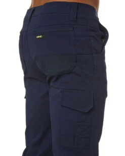 Slim Flex Cuffed Tradie Cargo Pant - Navy -Cheap Bisley || CATerpillar || UNIT Store 64f e5dfbd45 797b 495d 97a9 dc146e733356