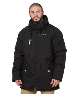 UNIT Sector Hooded Jacket - Black