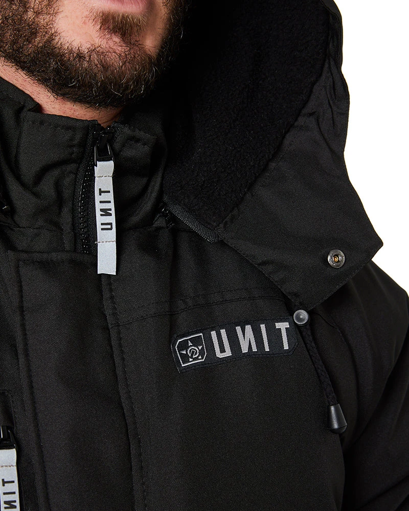 UNIT Sector Hooded Jacket - Black 7 UNIT Sector Hooded Jacket - Black - Image 5