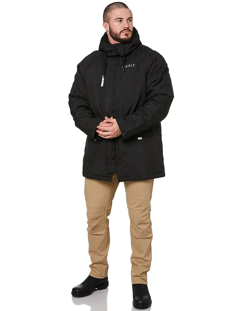 UNIT Sector Hooded Jacket - Black 4 UNIT Sector Hooded Jacket - Black - Image 2