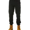 Slim Flex Cuffed Tradie Cargo Pant - Black