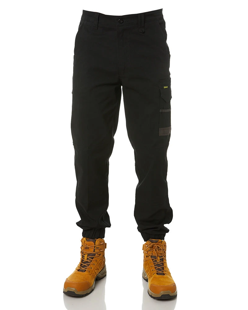 Slim Flex Cuffed Tradie Cargo Pant - Black 3 Slim Flex Cuffed Tradie Cargo Pant - Black