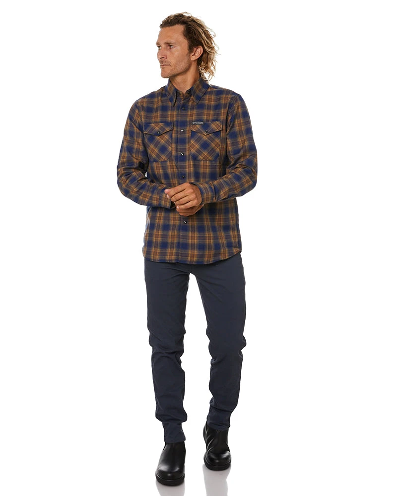 Cotton Stretch Jeans - Gunmetal Blue 4 Cotton Stretch Jeans - Gunmetal Blue - Image 2