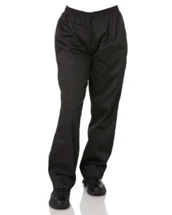 Portwest Drawstring Chefs Trousers - Black