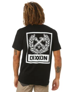 Box Crest Tee - Black -Cheap Bisley || CATerpillar || UNIT Store 74c