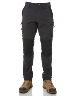 Bisley Flex And Move Stretch Utility Zip Cargo Pant - Charcoal