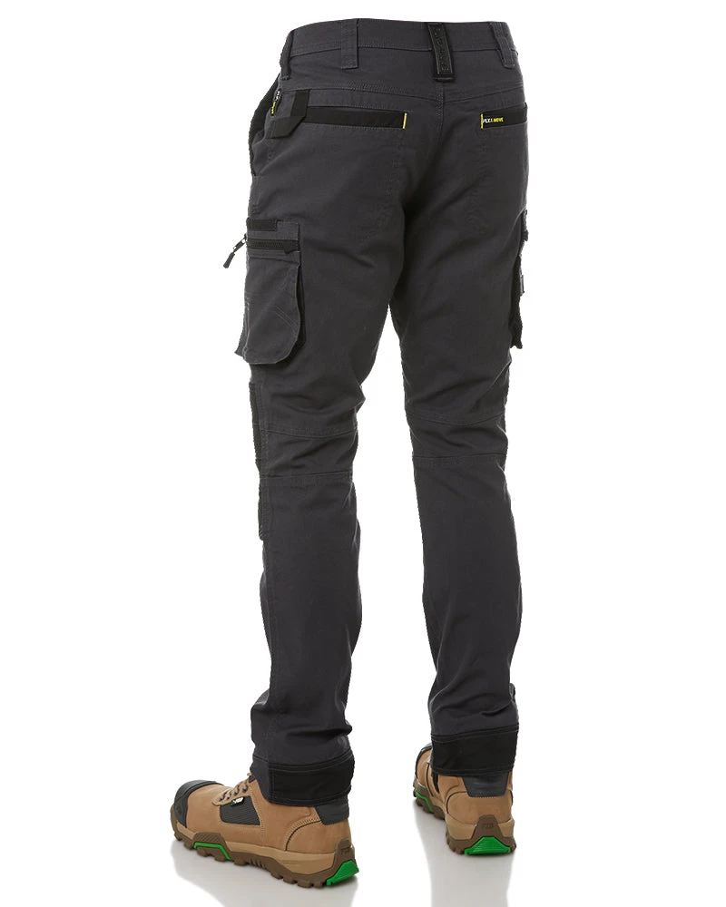 Bisley Flex And Move Stretch Utility Zip Cargo Pant - Charcoal 6 Bisley Flex And Move Stretch Utility Zip Cargo Pant - Charcoal - Image 4