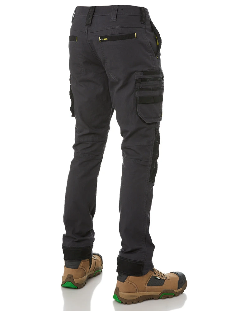 Bisley Flex And Move Stretch Utility Zip Cargo Pant - Charcoal 7 Bisley Flex And Move Stretch Utility Zip Cargo Pant - Charcoal - Image 5