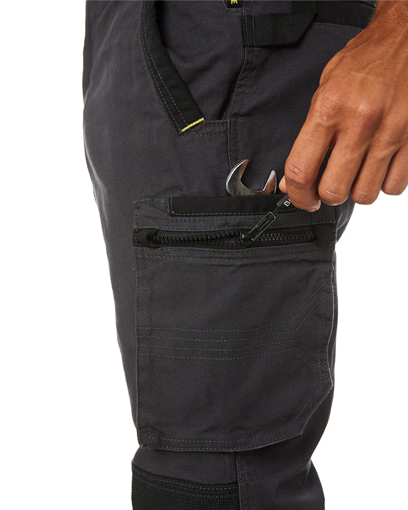 Bisley Flex And Move Stretch Utility Zip Cargo Pant - Charcoal 9 Bisley Flex And Move Stretch Utility Zip Cargo Pant - Charcoal - Image 7