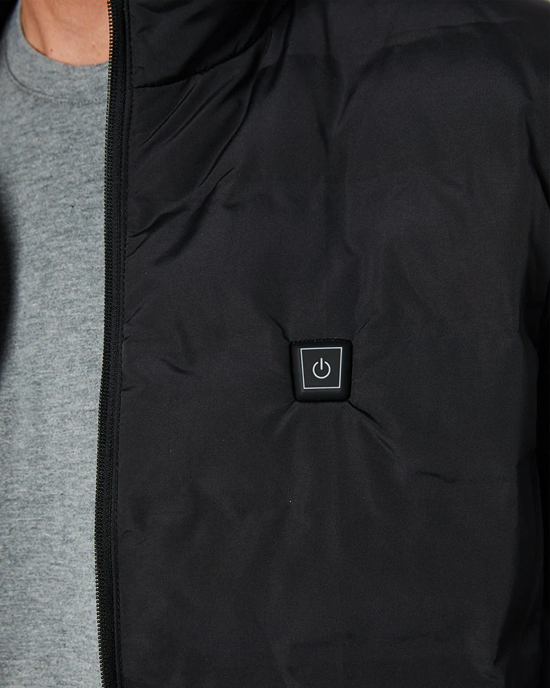 Portwest Ultrasonic Heated Tunnel Jacket - Black 8 Portwest Ultrasonic Heated Tunnel Jacket - Black - Image 6