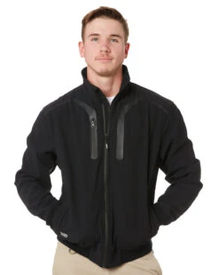 Bisley Premium Soft Shell Bomber Jacket - Black