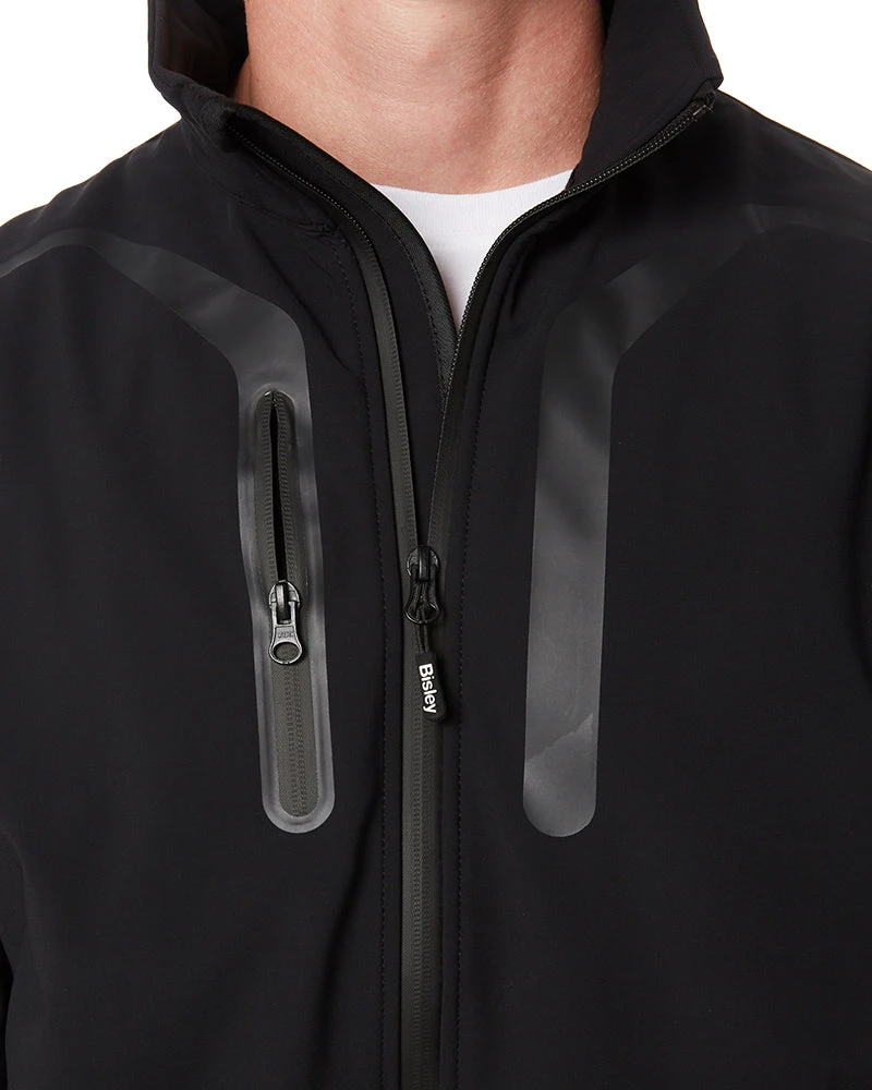 Bisley Premium Soft Shell Bomber Jacket - Black 7 Bisley Premium Soft Shell Bomber Jacket - Black - Image 5