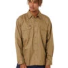 Bisley Original Cotton Drill LS Shirt - Khaki 1 Bisley Original Cotton Drill LS Shirt - Khaki -Cheap Bisley || CATerpillar || UNIT Store BS6433 khaki
