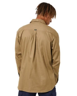 Bisley Original Cotton Drill LS Shirt - Khaki 10 Bisley Original Cotton Drill LS Shirt - Khaki -Cheap Bisley || CATerpillar || UNIT Store BS6433 khaki 04