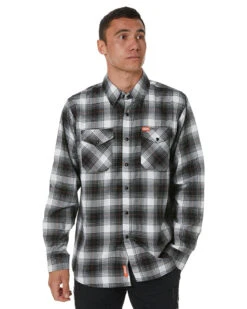 Arthur Flannel - Black White Red Plaid