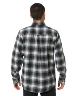 Arthur Flannel - Black White Red Plaid -Cheap Bisley || CATerpillar || UNIT Store DXMARTHUR 05