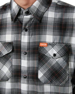 Arthur Flannel - Black White Red Plaid -Cheap Bisley || CATerpillar || UNIT Store DXMARTHUR 06