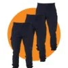 Tradies WP-4 Stretch Cuffed Work Pants Value Pack - Navy -Cheap Bisley || CATerpillar || UNIT Store FXDTradiesWP 4ValuePack Navy