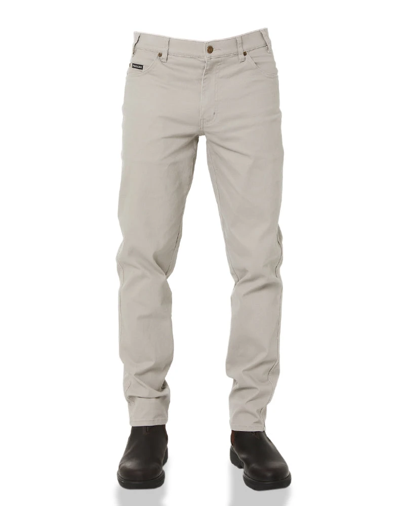 Cotton Stretch Jeans - Cement 3 Cotton Stretch Jeans - Cement
