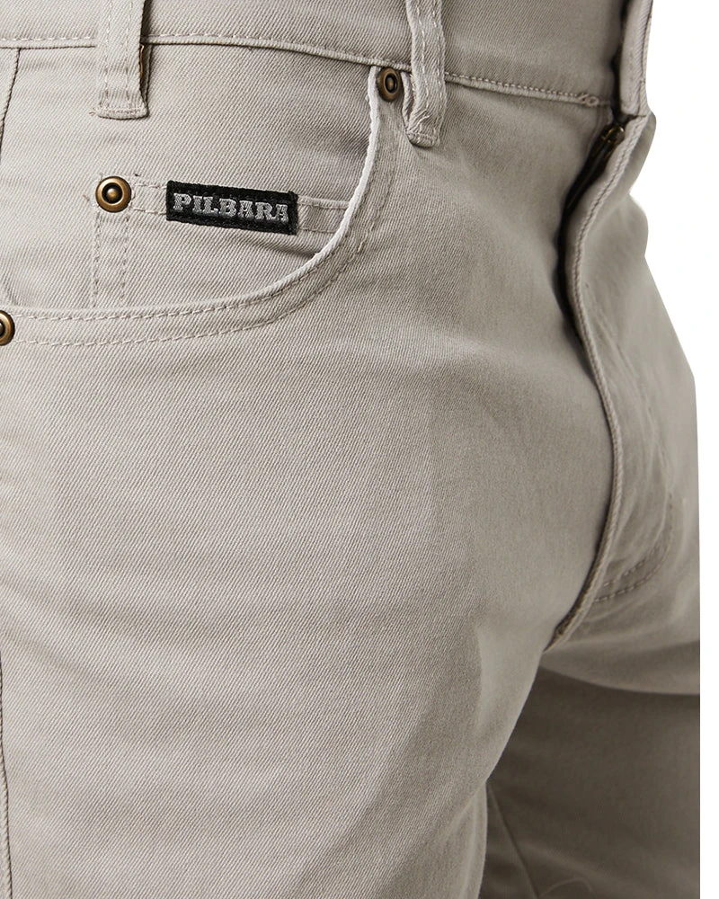 Cotton Stretch Jeans - Cement 8 Cotton Stretch Jeans - Cement - Image 6