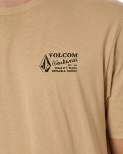 Volcom VWW SS Tee - Gravel -Cheap Bisley || CATerpillar || UNIT Store VOLCOM A5002097 GRAVEL 5