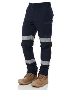 Taped Stretch Pants - Navy -Cheap Bisley || CATerpillar || UNIT Store WP3T navy 03