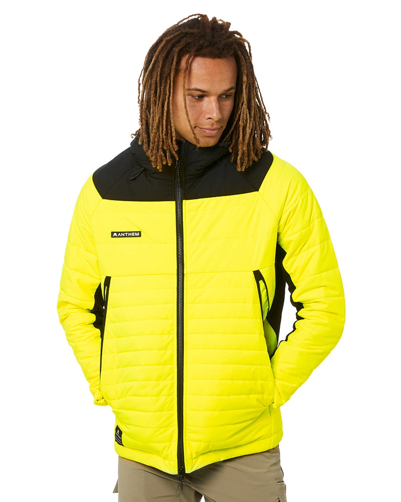 Performance Hi Vis Puffer Jacket - Yellow 3 Performance Hi Vis Puffer Jacket - Yellow
