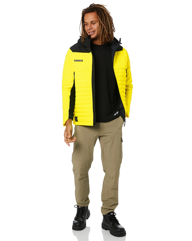 Performance Hi Vis Puffer Jacket - Yellow 4 Performance Hi Vis Puffer Jacket - Yellow - Image 2