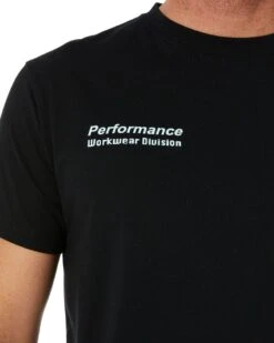 Performance Workwear Division Tee - Black -Cheap Bisley || CATerpillar || UNIT Store anthem t0130 blk02 black 5