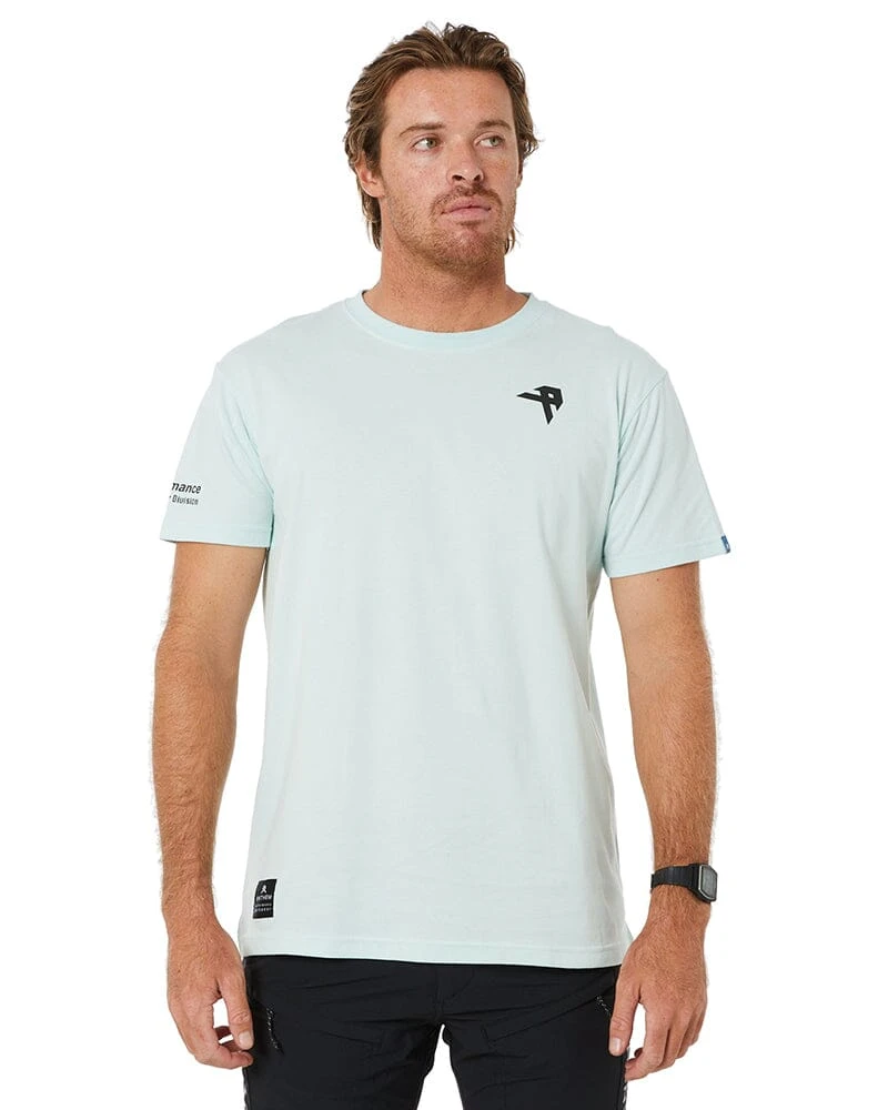 Performance Workwear Skew Logo Tee - Glacier 3 Performance Workwear Skew Logo Tee - Glacier
