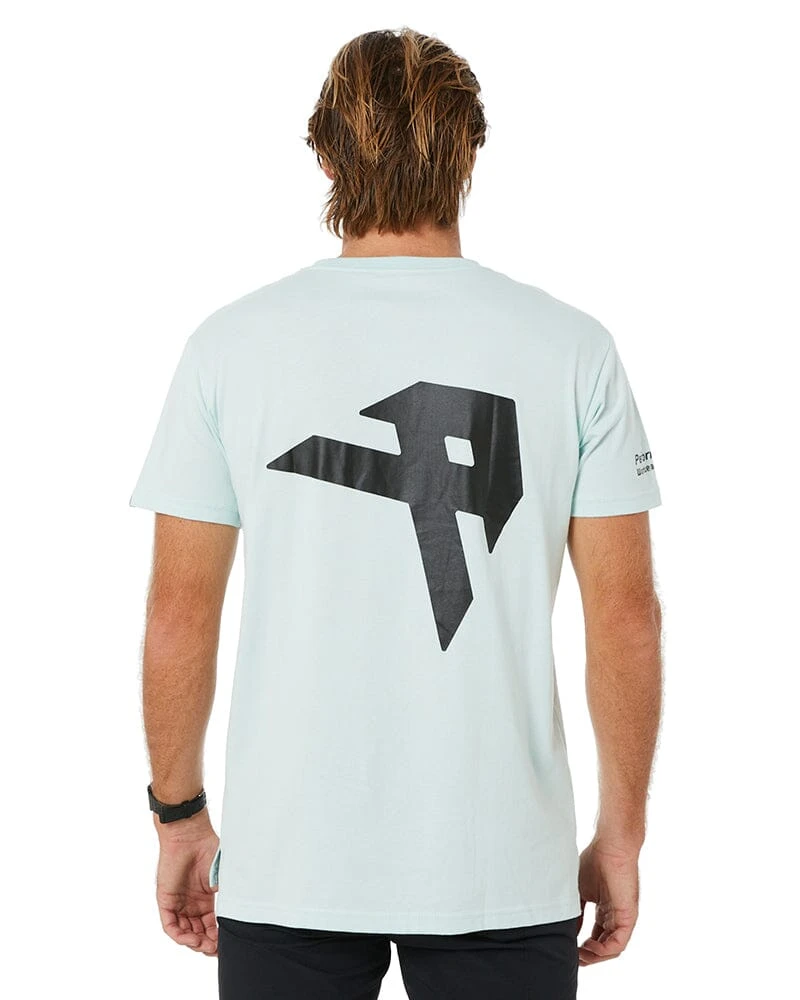 Performance Workwear Skew Logo Tee - Glacier 6 Performance Workwear Skew Logo Tee - Glacier - Image 4