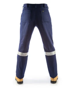 Bisley 3M Taped Original Work Pant - Navy -Cheap Bisley || CATerpillar || UNIT Store bisley hi viz pants bp6007t navy back