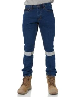Bisley Taped Rough Rider Denim Jean - Navy