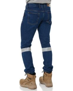 Bisley Taped Rough Rider Denim Jean - Navy -Cheap Bisley || CATerpillar || UNIT Store bisley BP6050T navy 4