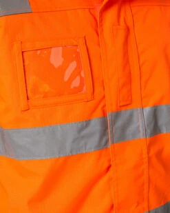 Bisley Hi Vis Taped Wet Weather Bomber Jacket - Orange -Cheap Bisley || CATerpillar || UNIT Store bisley bj6770t orange 6