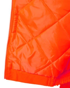 Bisley Hi Vis Taped Wet Weather Bomber Jacket - Orange -Cheap Bisley || CATerpillar || UNIT Store bisley bj6770t orange 7