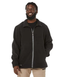 Bisley Bonded Micro Fleece Jacket - Black