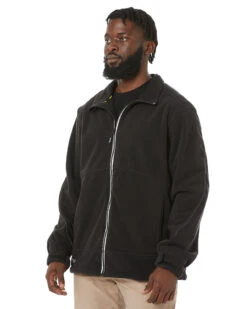Bisley Bonded Micro Fleece Jacket - Black -Cheap Bisley || CATerpillar || UNIT Store bisley bj6771 black 3
