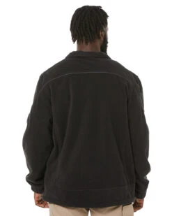 Bisley Bonded Micro Fleece Jacket - Black -Cheap Bisley || CATerpillar || UNIT Store bisley bj6771 black 4